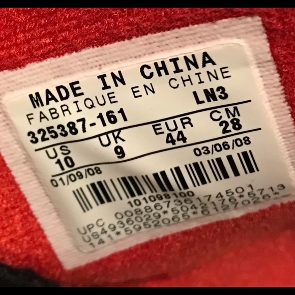 NEW DS 2008 NIKE AIR JORDAN 6 VI BEIJING OLYMPIC FLAG Sz 10 USA III IV V VII XI - Picture 14 of 16